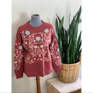 Embroidered Sweater